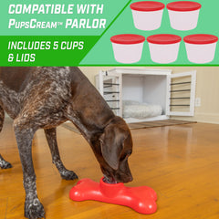 GoSports PupsCream Parlor: couvercles compatibles facilitant la conservation des portions