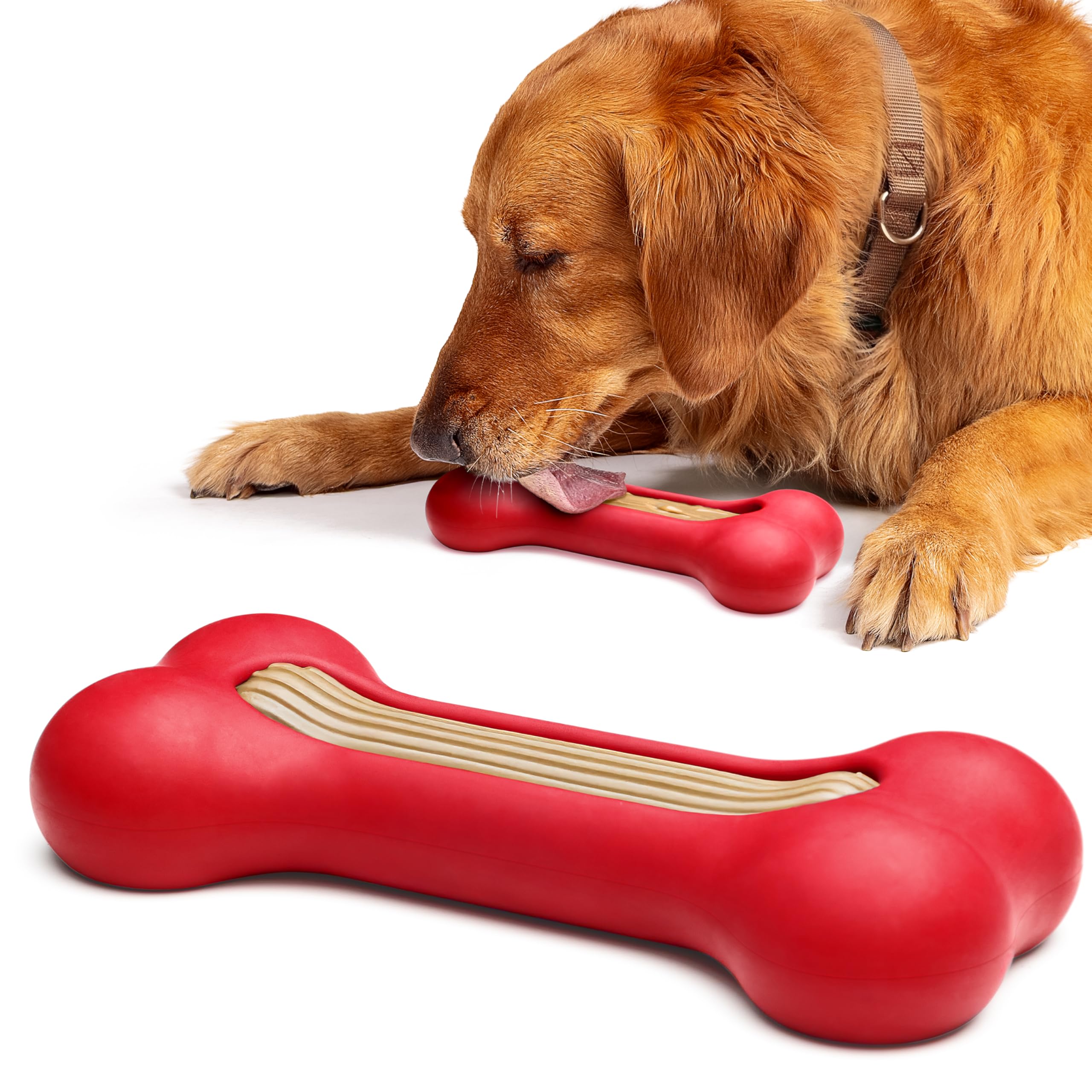 GoSports PupsCream porte-gâteries rouge, maintien stable pour éviter les dégâts.