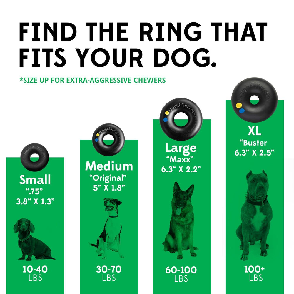 Goughnuts : diametre 6-25 pouces, parfait pour les chiens grands.