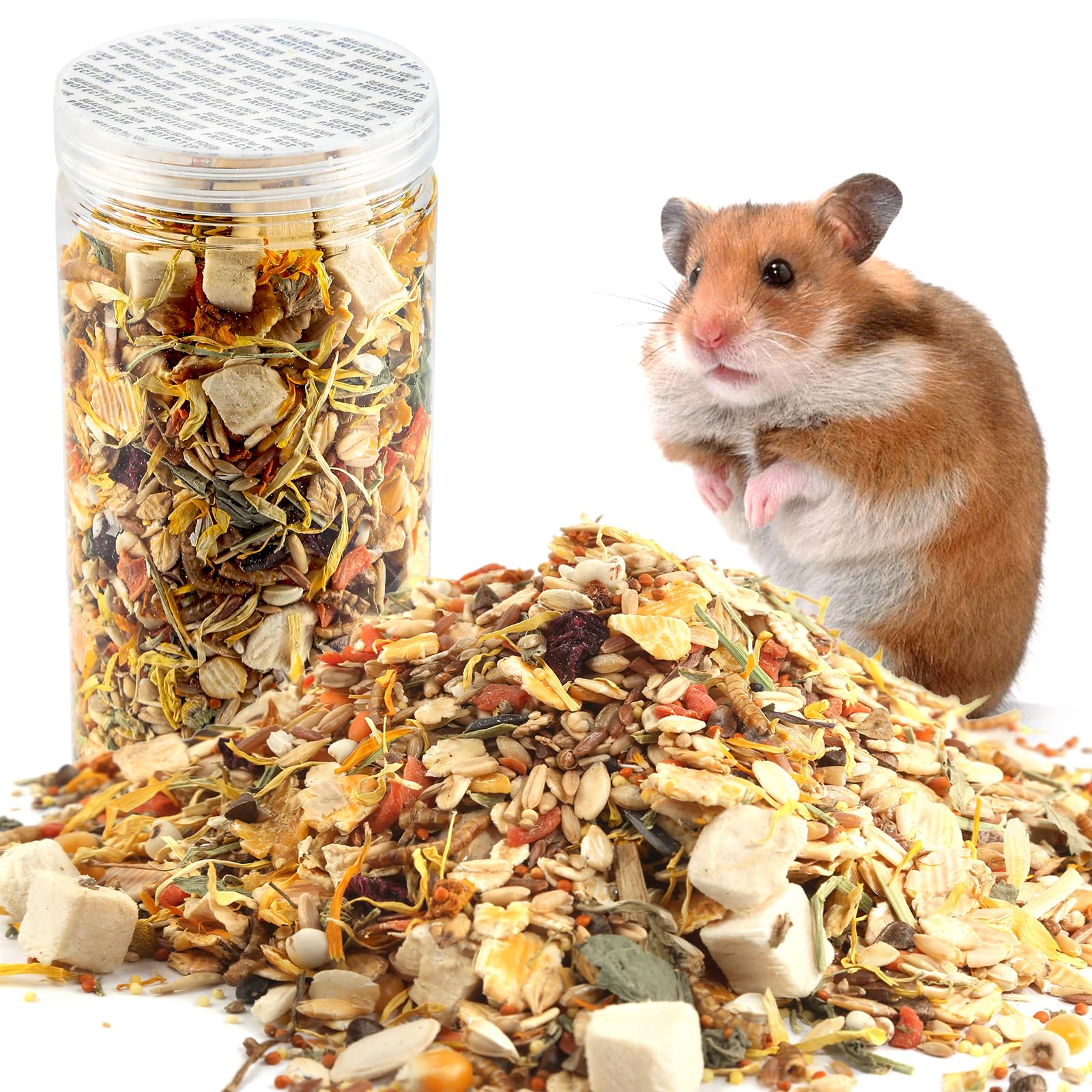 Emballage compact du Gourmet Hamster & Gerbil Nourriture pour usage domestique