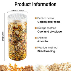 Texture croquante favorisant la mastication avec Gourmet Hamster & Gerbil Nourriture