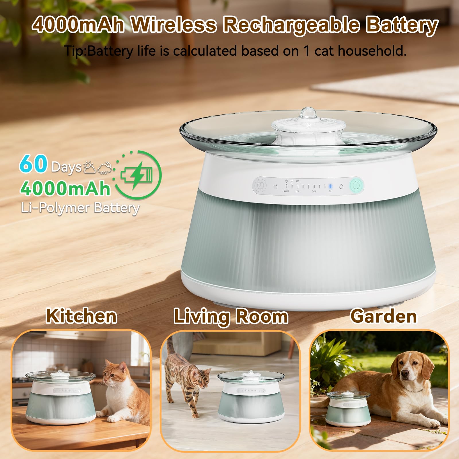 GOYJOY nettoyage facile grâce au plateau en verre.