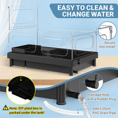 GOZILLA filtre 3 couches maintient l'eau claire pour un environnement sain.