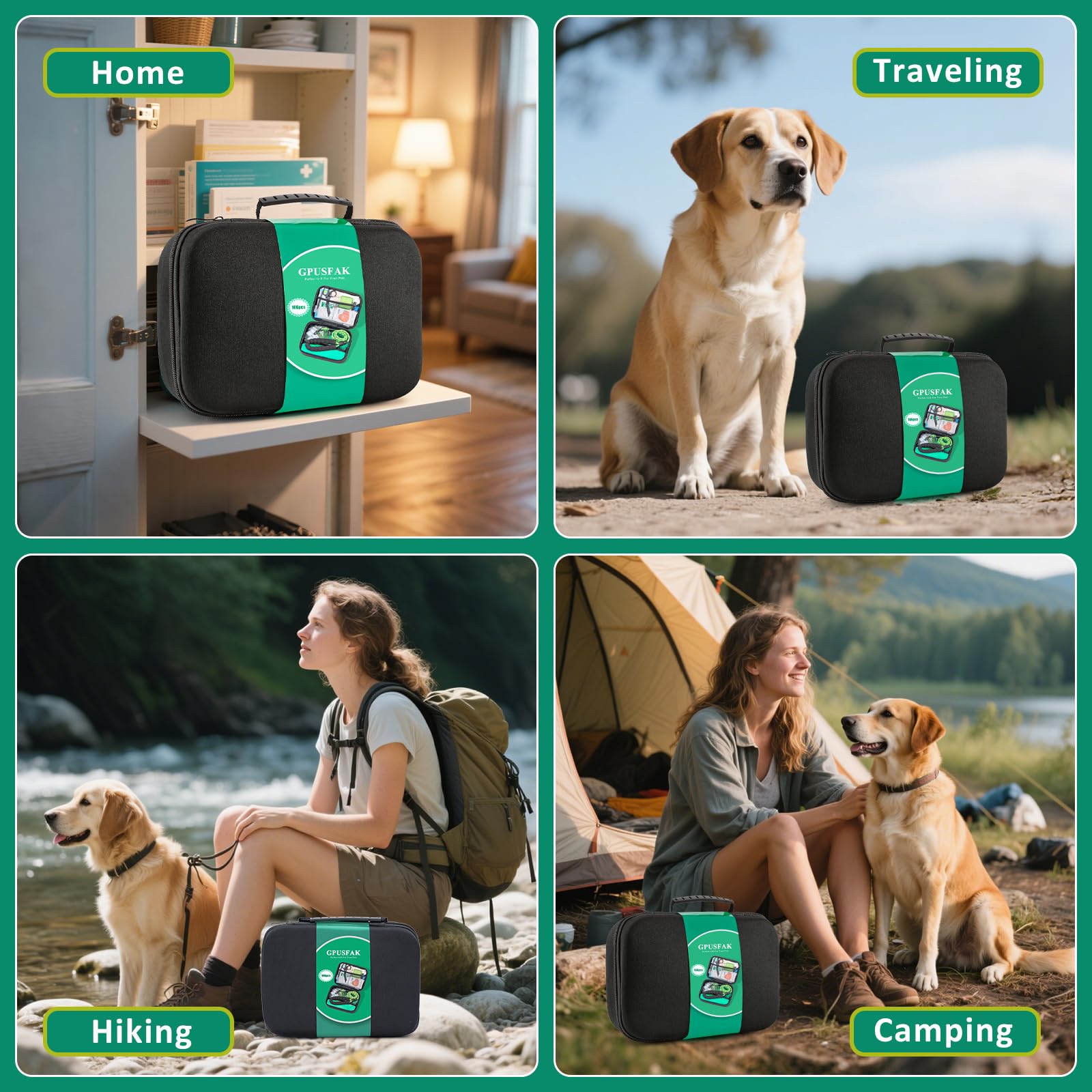 GPUSFAK accessoires-soins-chien: fournitures essentielles pour les soins et l’hygiène.