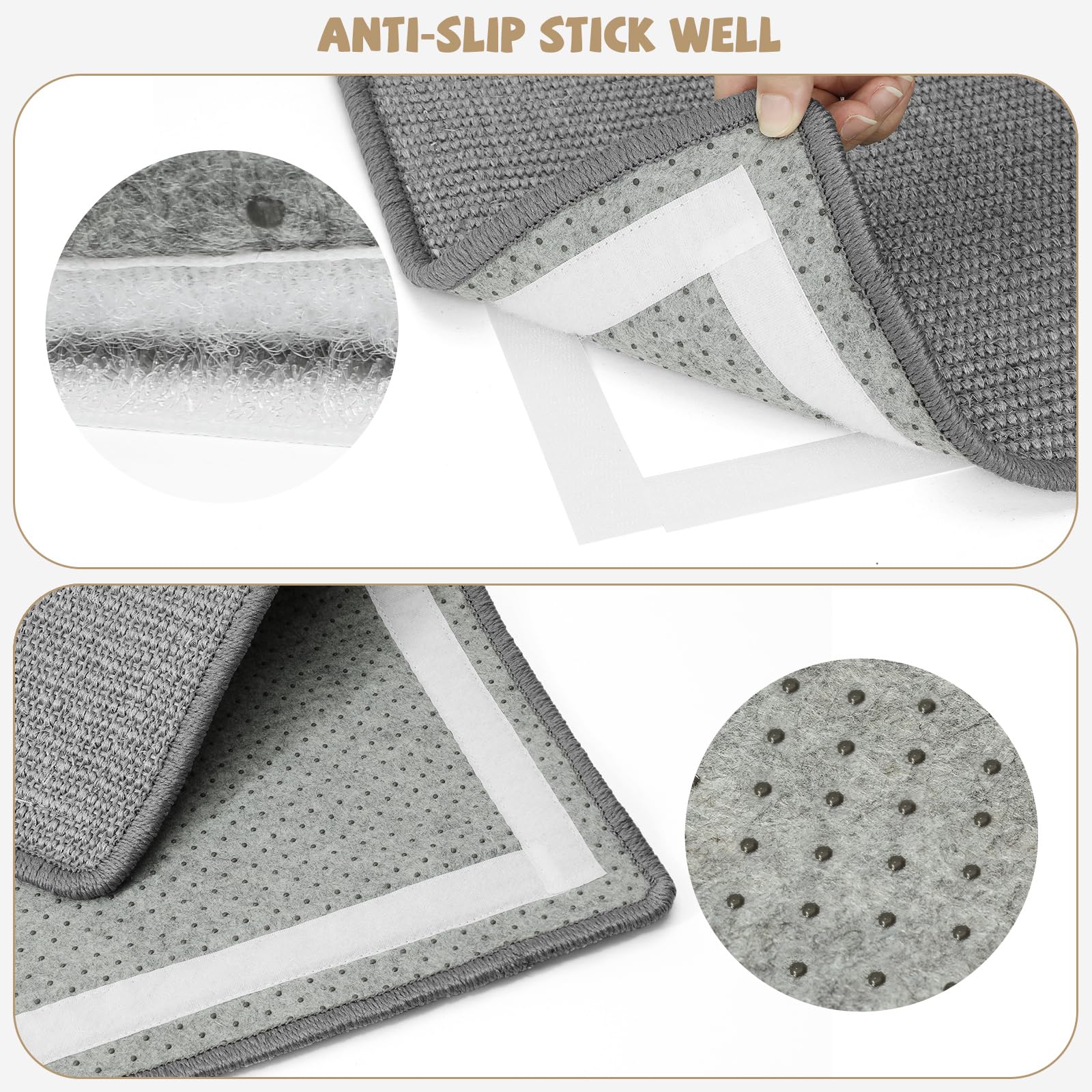 Graciadeco grattoir-mural sisal chat, durable et stable pour griffes.