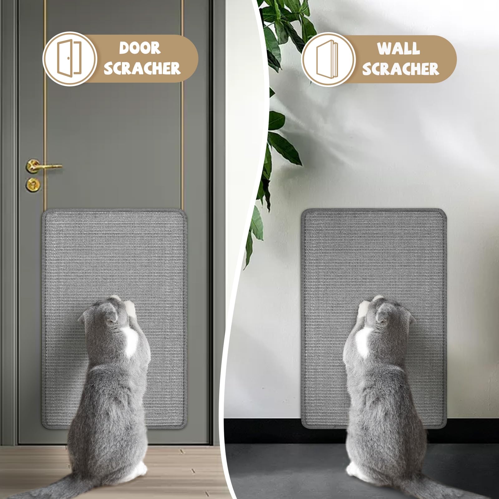Graciadeco protège-meubles-grattoir sisal, évite les griffures sur les surfaces.