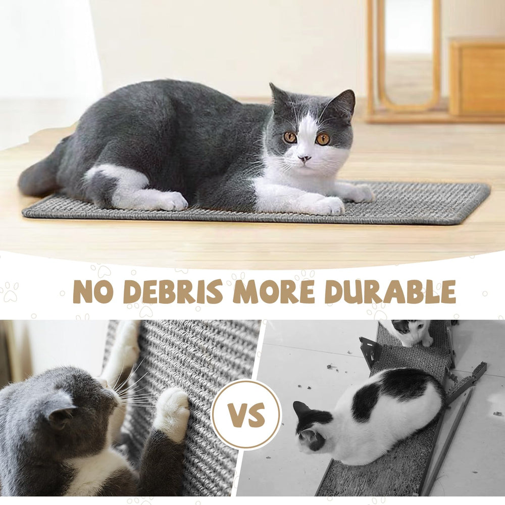 Graciadeco tapis sisal non toxique chat, sûr pour les griffes et la curiosité.