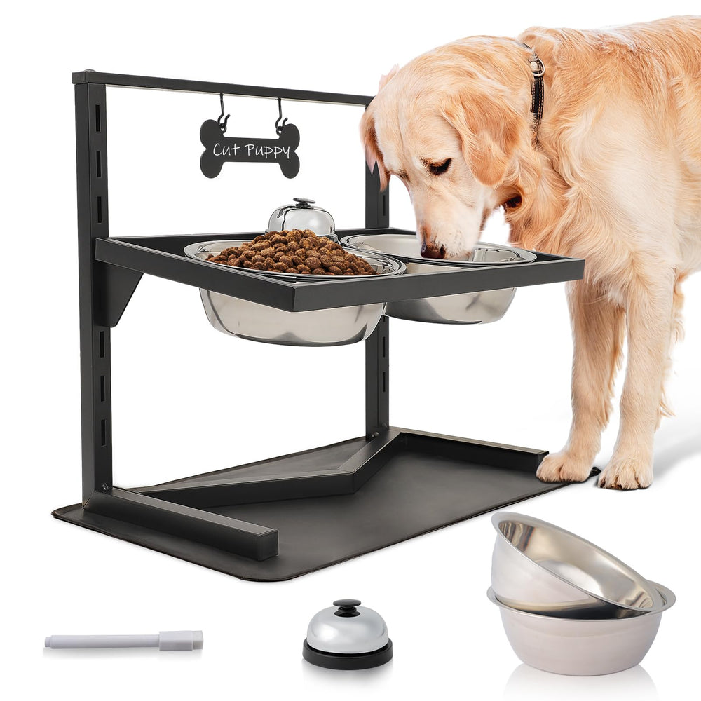 Grand Line bols-chien-eleves-hauteur-7: bol élevé pour une posture confortable pendant les repas.