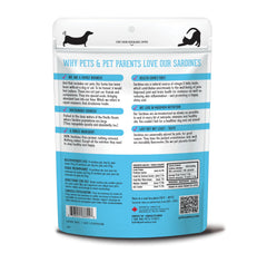 The Granville Island Pet Treatery sardines pour chat — morceaux adaptés et arôme marin.
