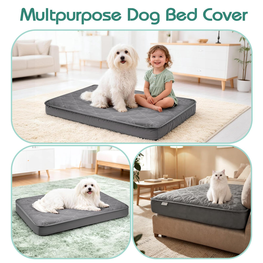 Housse lit chien Greatbond fixation elastique changement rapide