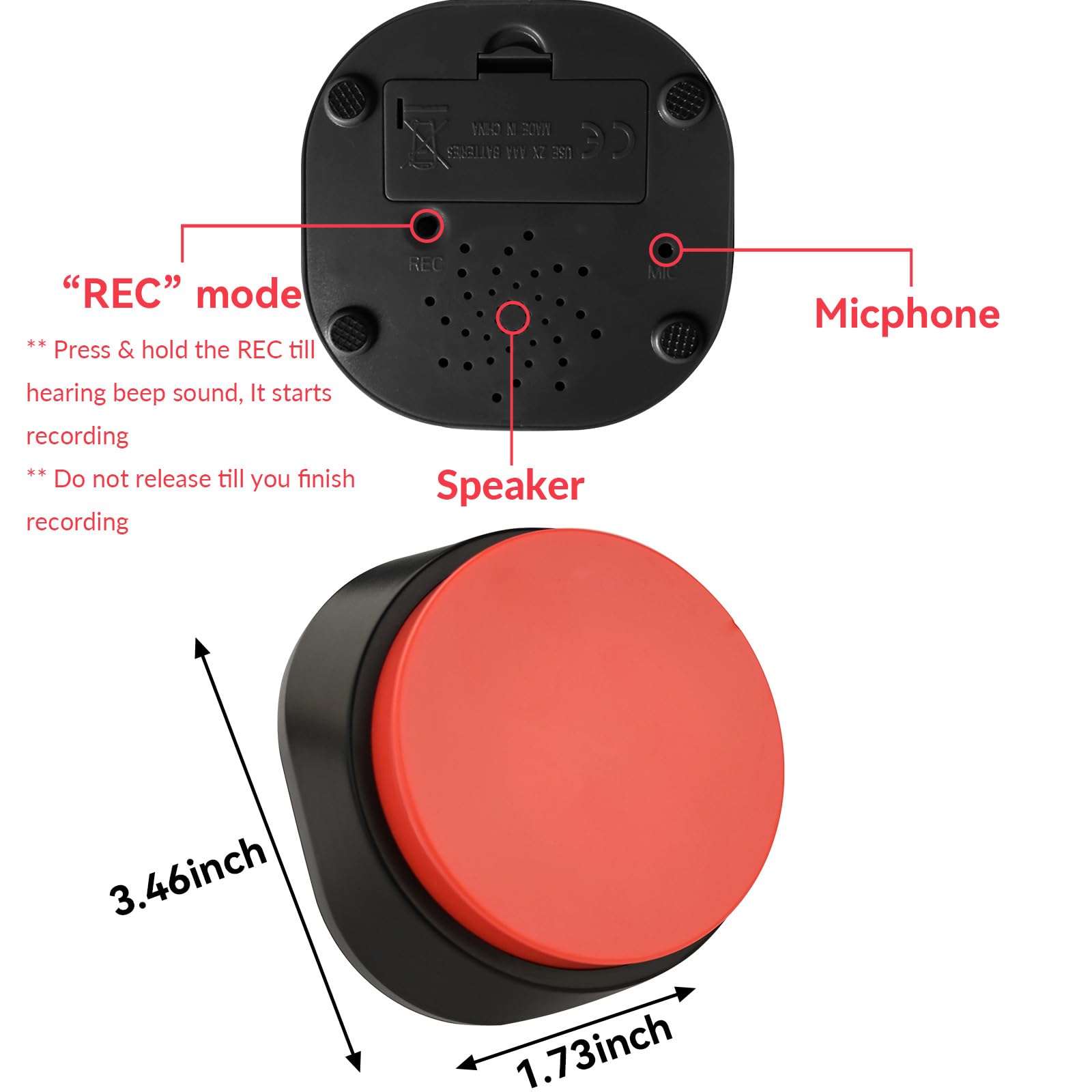 GreatStyler boutons communication animaux enregistrements pour parler avec votre animal.