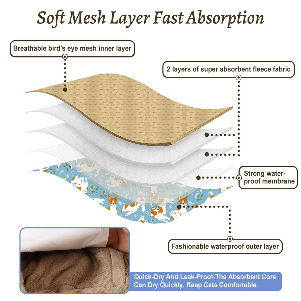Grecle absorption-rapide-couches-chien-male: protège canapé et tapis.