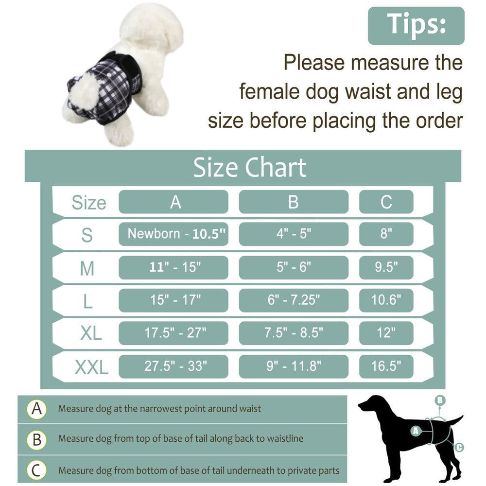 Grecle couches-chien-femelle ouverture queue ajustable pour un maintien précis.
