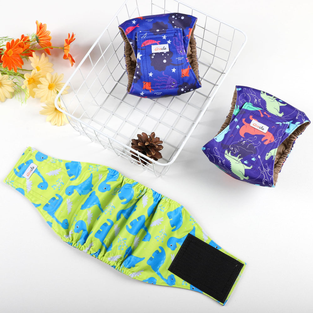 Design Dinosaur S Grecle, couches solides pour chiens actifs et joueurs.
