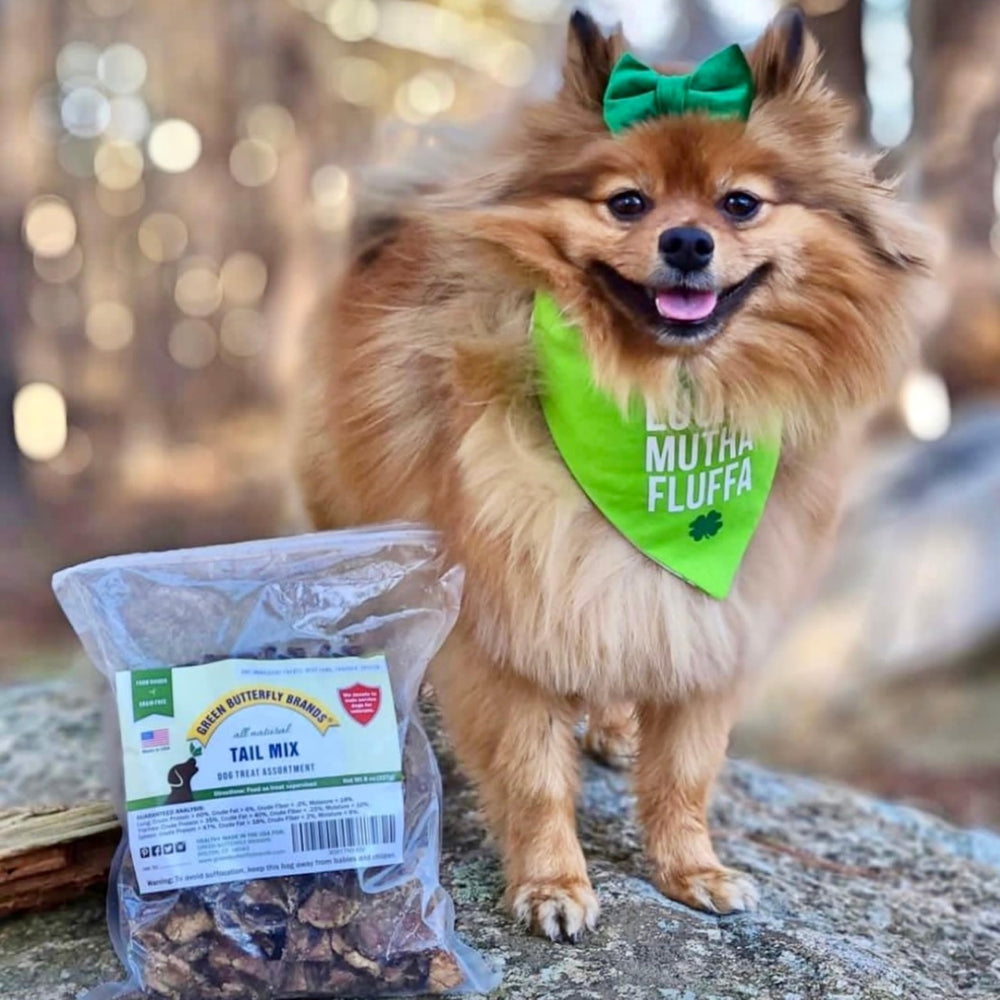 Green Butterfly Brands Tail Mix ingrédients naturels, sans additifs artificiels.