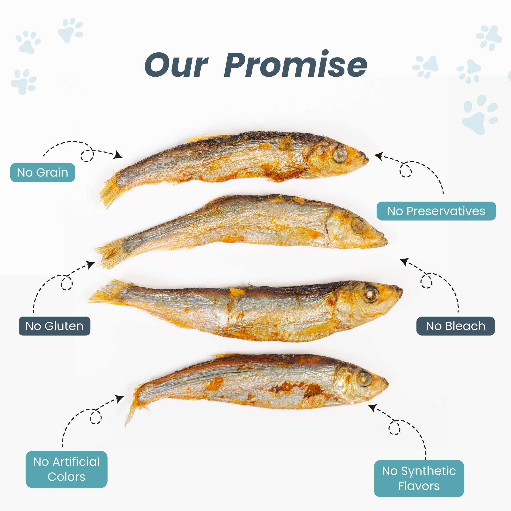 green paws hareng séché Alaska, sans additifs ni céréales