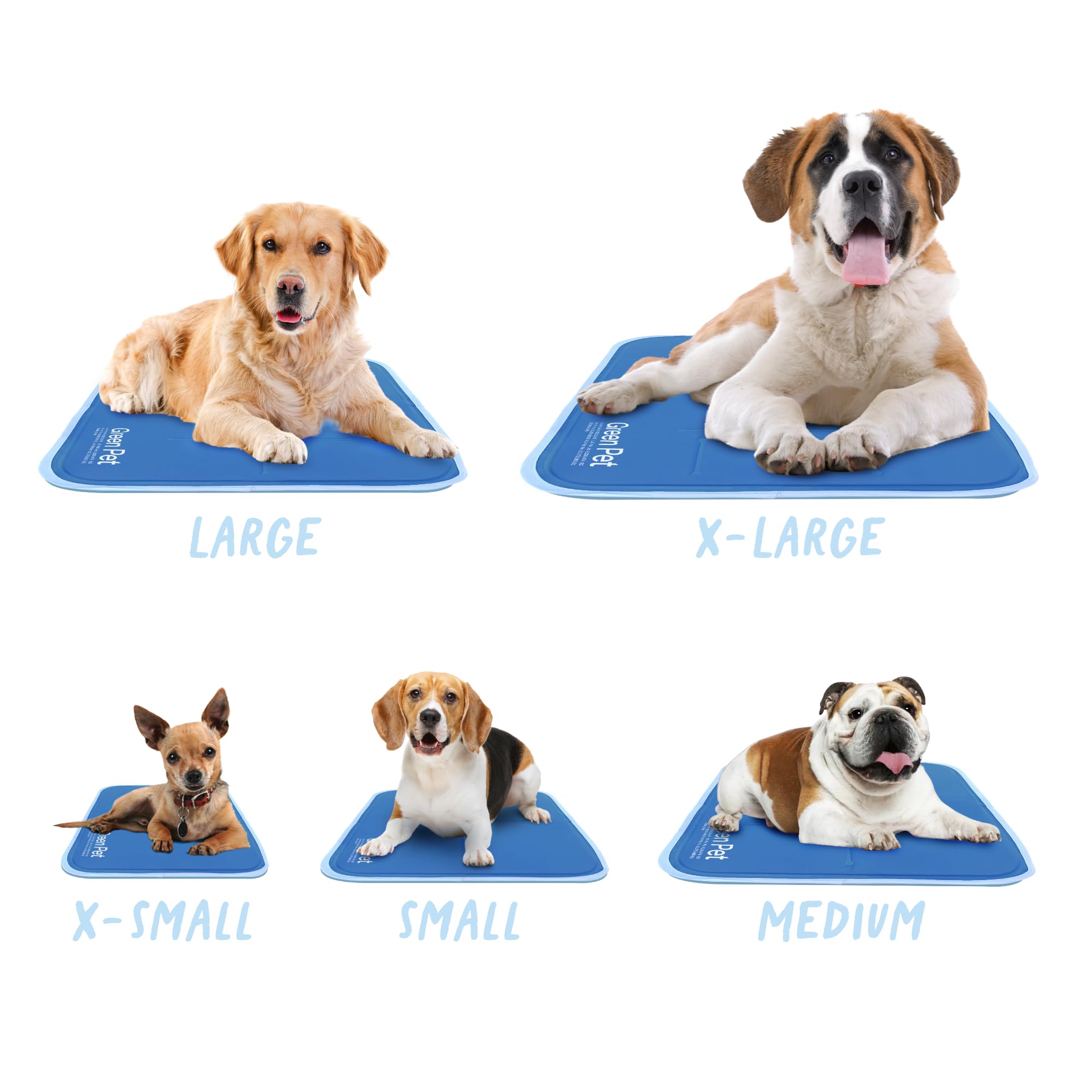 The Green Pet Shop Tapis Auto-Refroidissant non toxique et sûr pour les animaux.