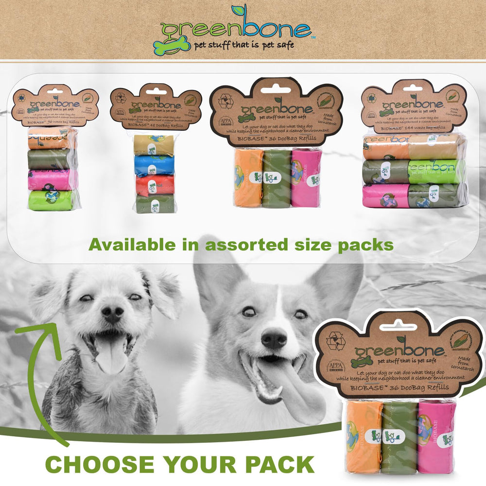 Nettoyage rapide après utilisation avec les sacs Greenbone BioBase.