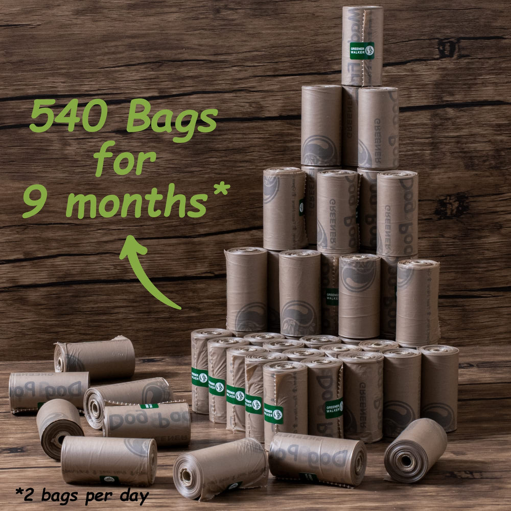 Sac marron GREENER WALKER taille adaptee a tous les chiens