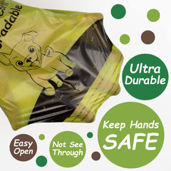 Sacs à base d'amidon de maïs GREENER WALKER, option durable et compostable.