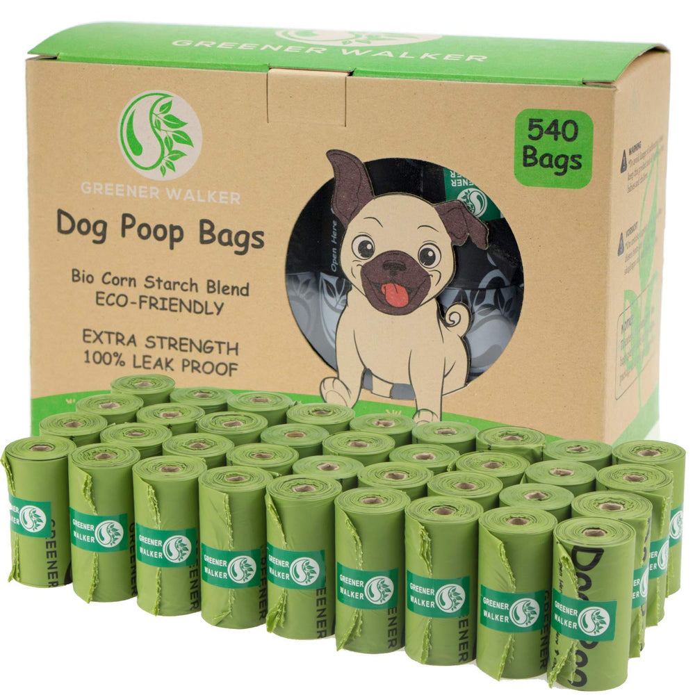 Greener Walker sacs crottes – emballage papier, choix écoresponsable pour le quotidien.