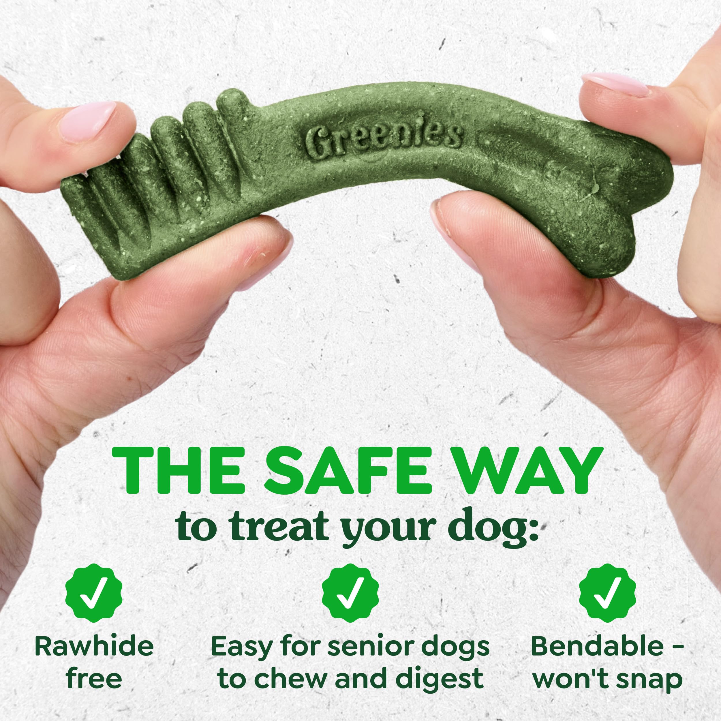 Taille 7+ et 5-15 lb conçue pour seniors avec Greenies Aging Care