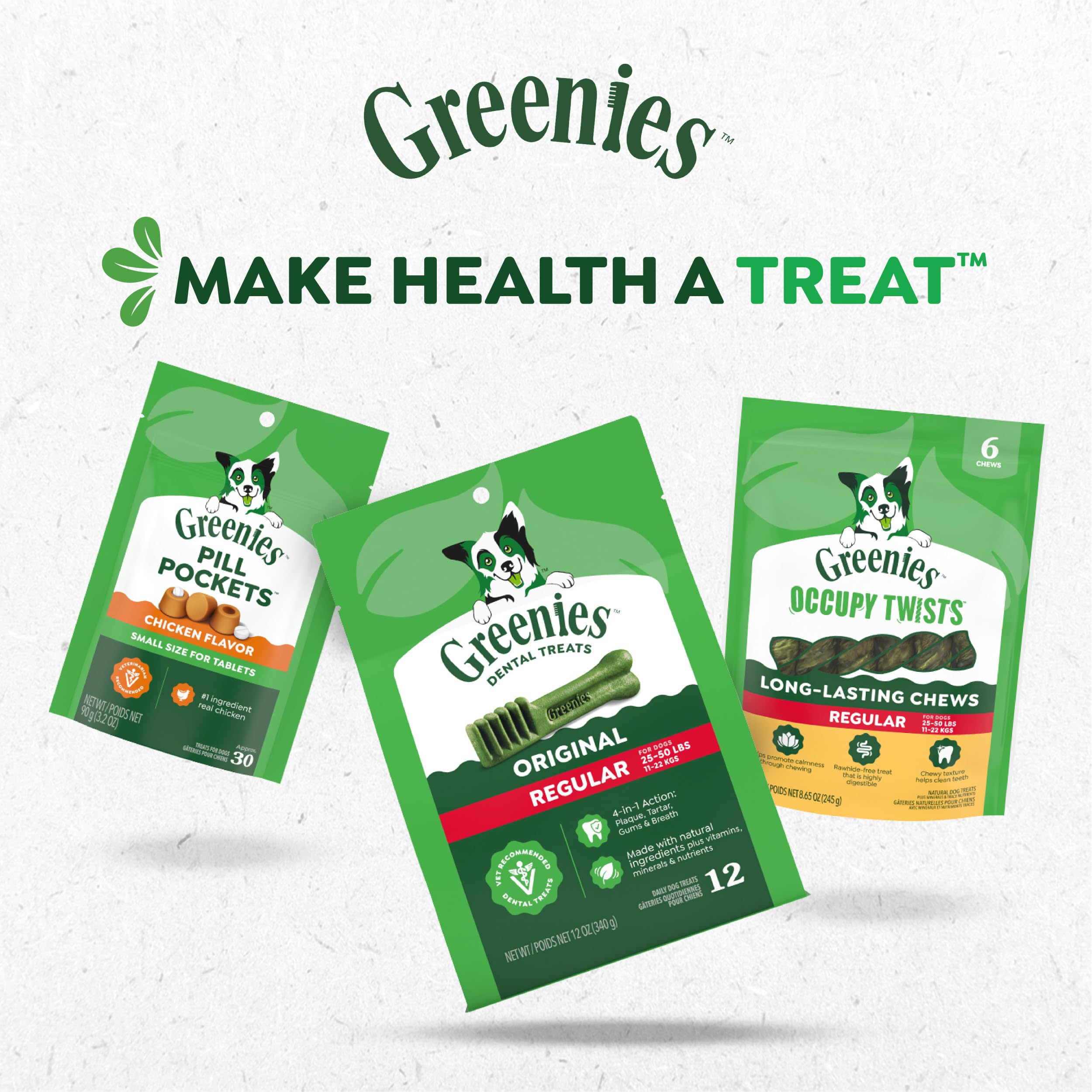 Greenies Anytime Bites fabrication USA, qualité et traçabilité assurées.