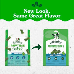 Texture molle et agréable des bouchées Greenies Anytime Bites pour votre chien.