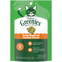 Greenies chat — biscuit dentaire: aide potentiellement à réduire la plaque.