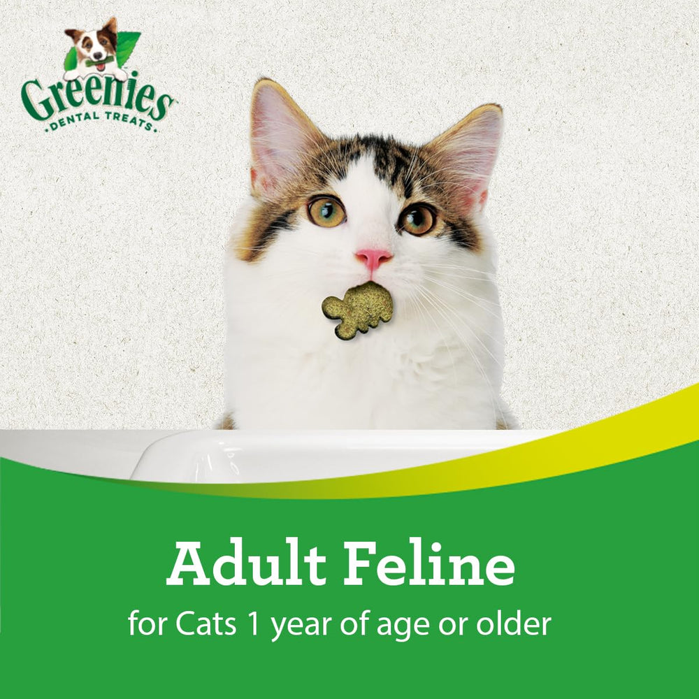 Greenies Chat, parfum catnip qui rend l'entretien bucco-dentaire plus agréable.