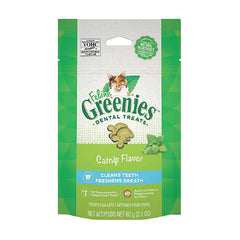 Sachet Greenies Chat 2,1 oz, pratique pour des récompenses quotidiennes contrôlées.
