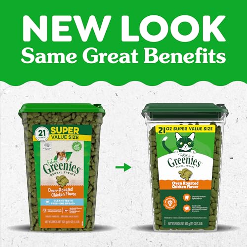 Greenies emballage 21 oz, pratique pour l’entretien quotidien.