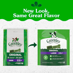 Texture masticatoire Greenies, expérience de nettoyage doux des dents.