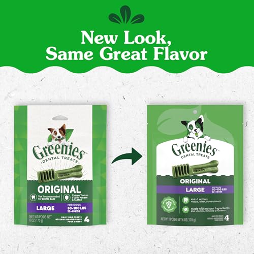 Morceau original Greenies – texture agréable à mâcher pour chien.