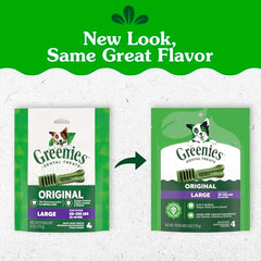 Morceau original Greenies – texture agréable à mâcher pour chien.