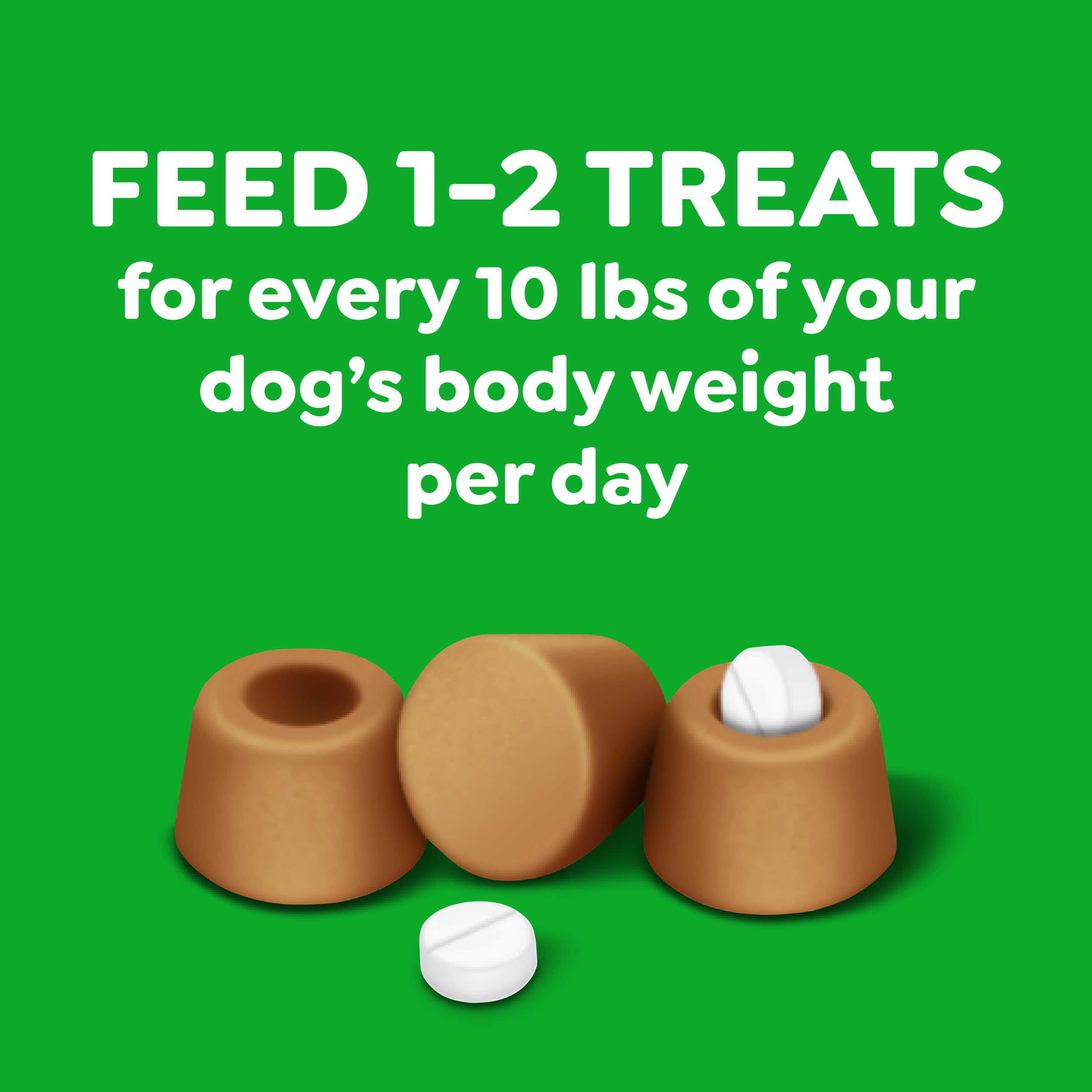 Intégrité nutritionnelle Greenies avec faible calories pour chiens.