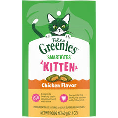 Greenies Feline Smartbites Chaton – emballage pratique pour une friandise quotidienne