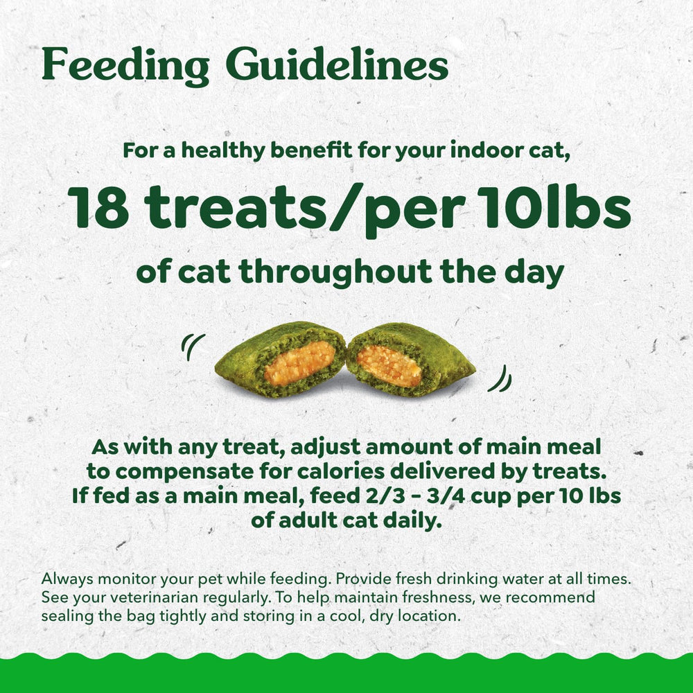 Ingrédients naturels et vitamines dans Greenies Feline Smartbites