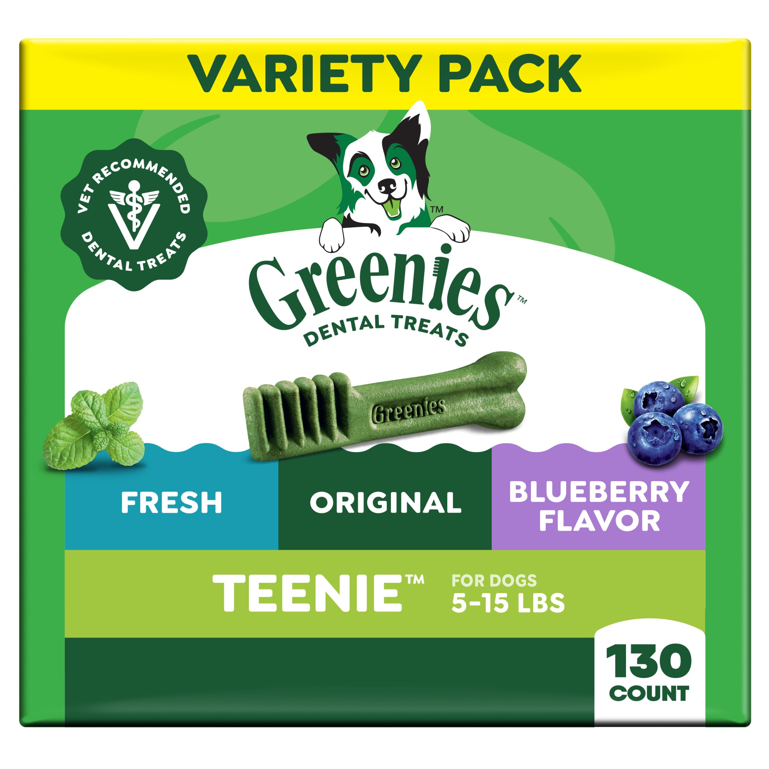 Greenies friandise dentaire petit batonnet, nettoyage jusqu'aux gencives.