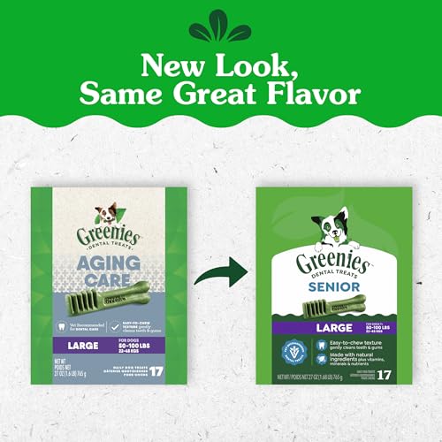 Friandises Greenies: dents propres et gencives saines au quotidien.