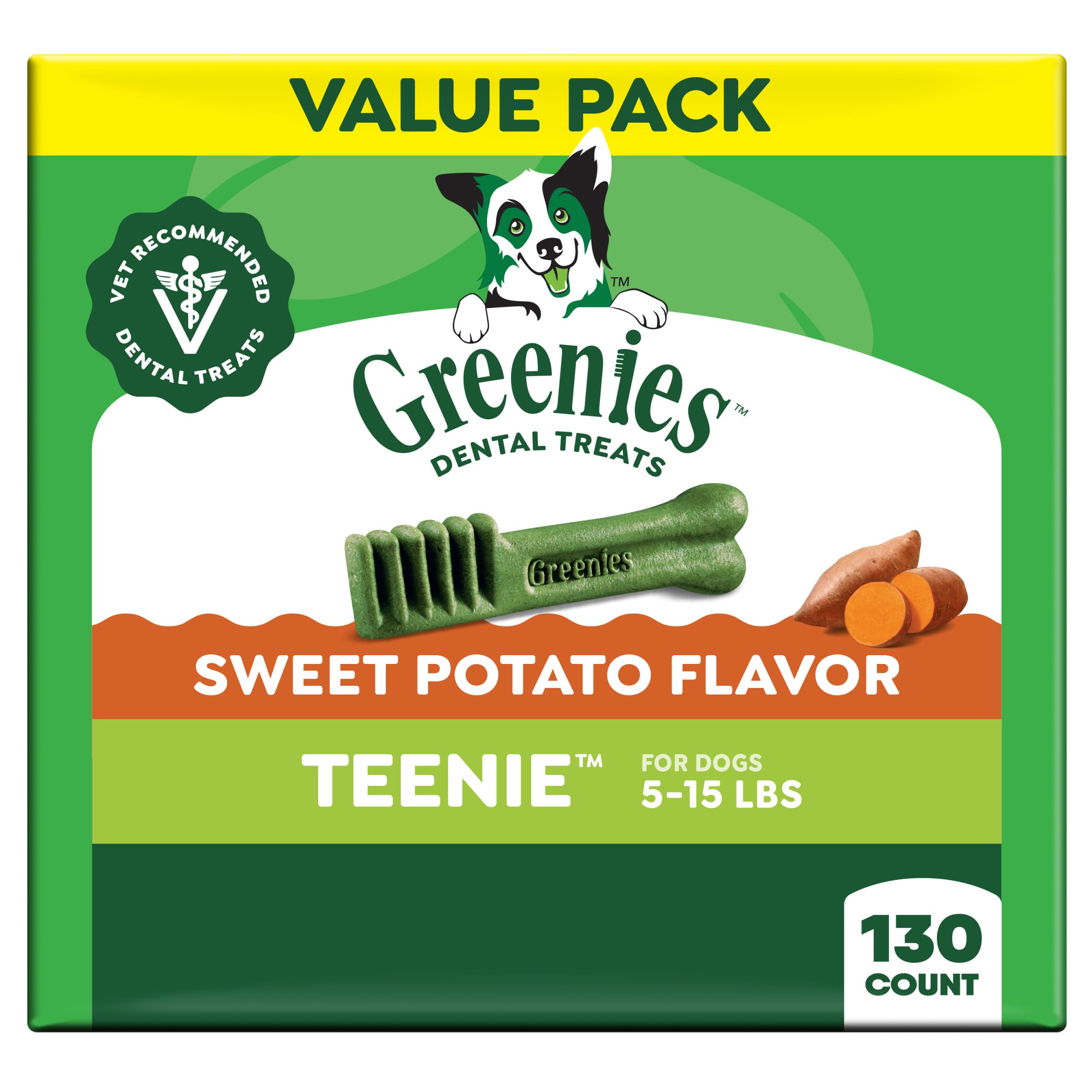 Greenies friandises dentaires petit chien emballage pack 36 oz pour 130 bouchées