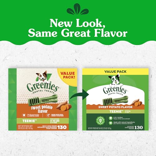 Greenies friandises dentaires petit chien texture mordante prête à mâcher