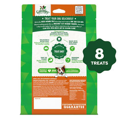 Greenies os dentaires chien patate douce, texture croquante pour nettoyage des dents.