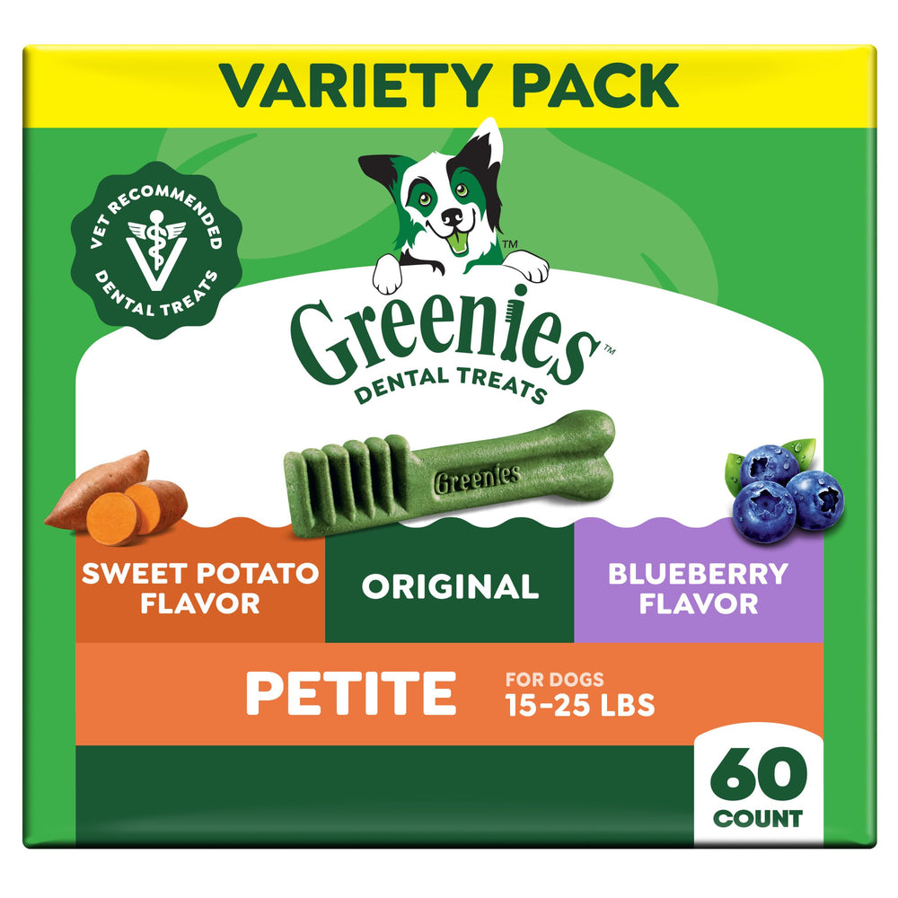 Greenies Petite bouchées dentaires: texture tendre nettoie délicatement les gencives