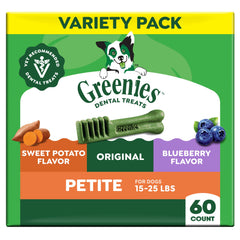 Greenies Petite bouchées dentaires: texture tendre nettoie délicatement les gencives