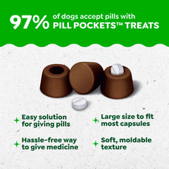 Greenies Pill Pockets cache-tablette chiot, solution simple pour administrer les médicaments.