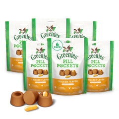 Greenies Pill Pockets pour chien grande taille et emballage pratique facilitant l'administration.