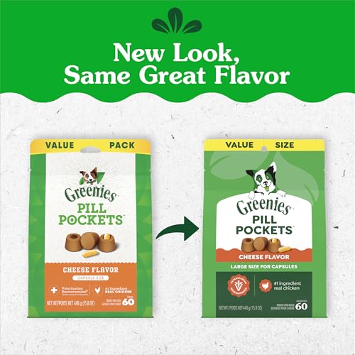 Greenies Pill Pockets, ouverture facile pour insérer et refermer la pilule rapidement.