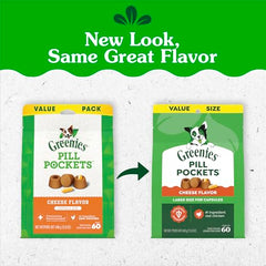Greenies Pill Pockets, ouverture facile pour insérer et refermer la pilule rapidement.