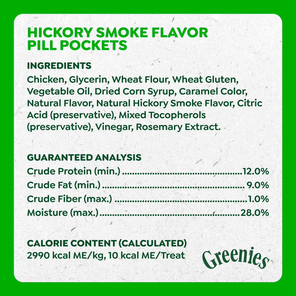 Greenies Pill Pockets pour poches-tablettes chien, goût agréable sans effort.